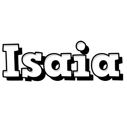 Isaia snowing logo