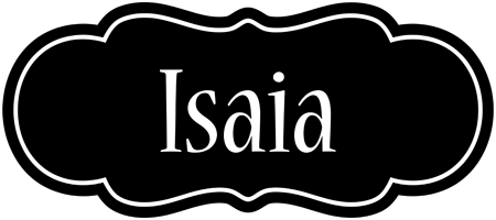 Isaia welcome logo
