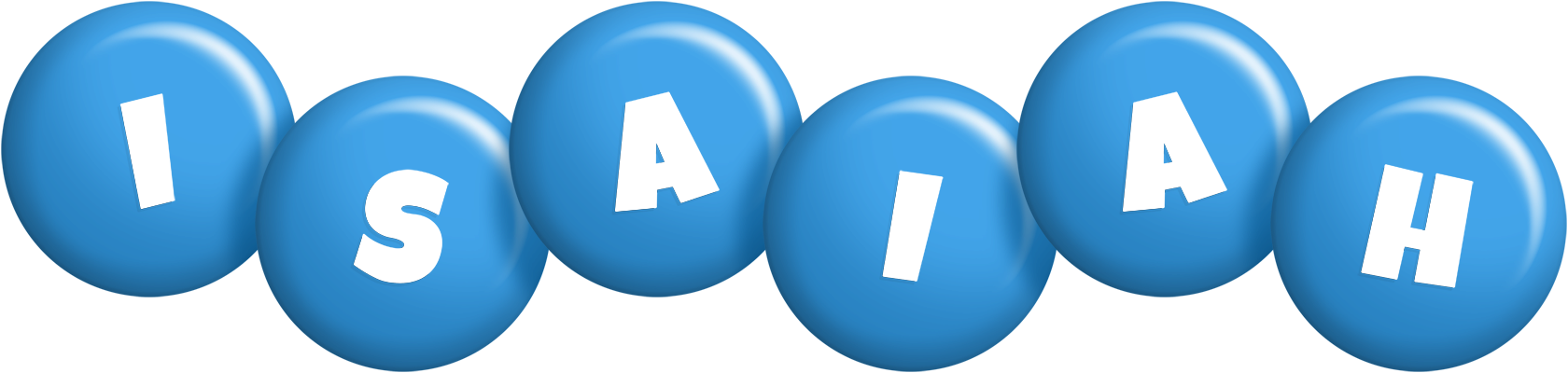 Isaiah candy-blue logo