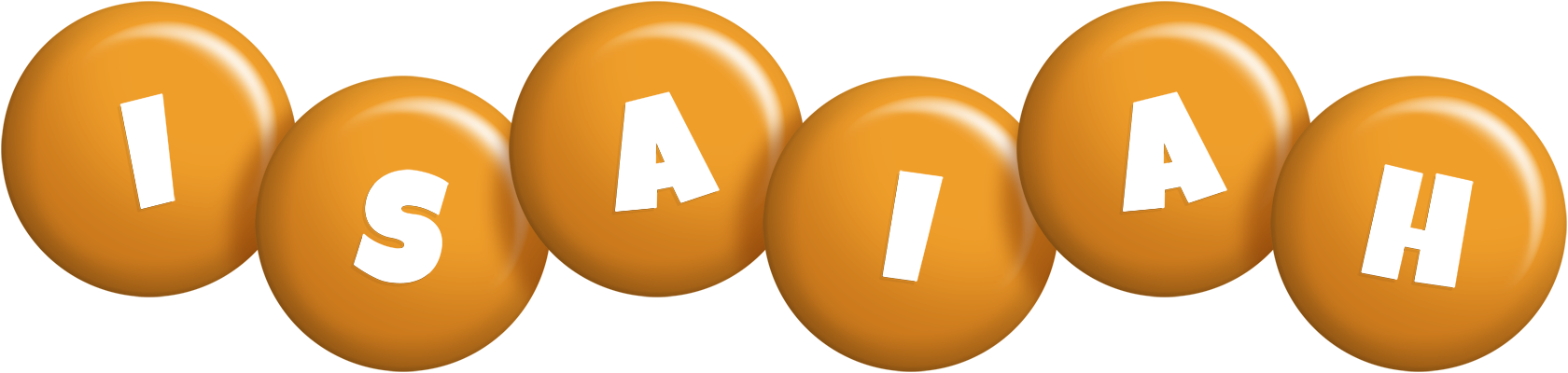 Isaiah candy-orange logo