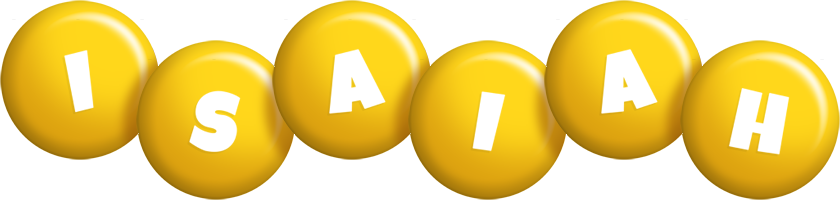 Isaiah candy-yellow logo