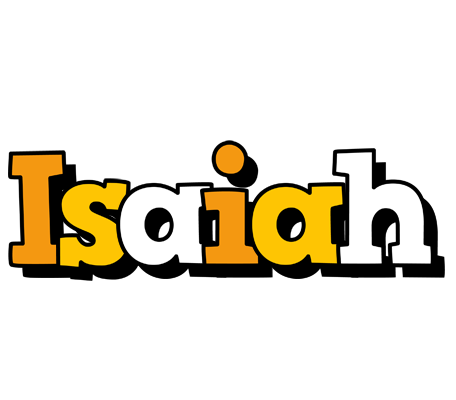 Isaiah cartoon logo
