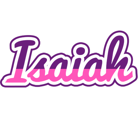 Isaiah cheerful logo