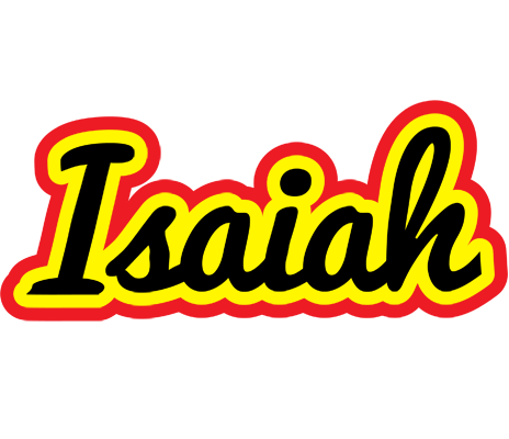 Isaiah flaming logo