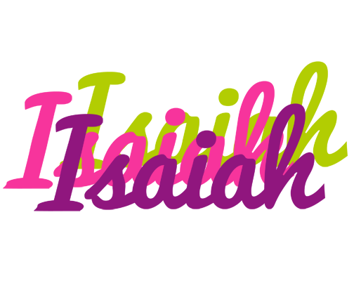 Isaiah flowers logo