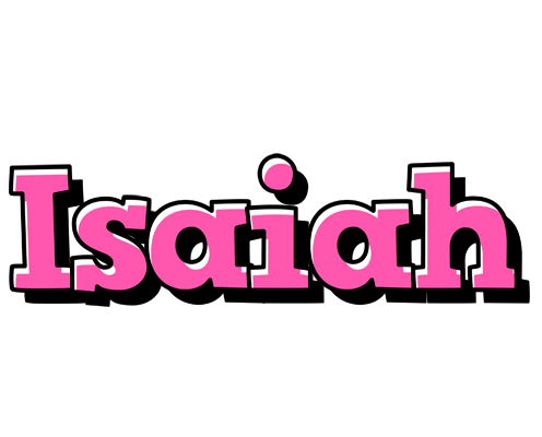 Isaiah girlish logo