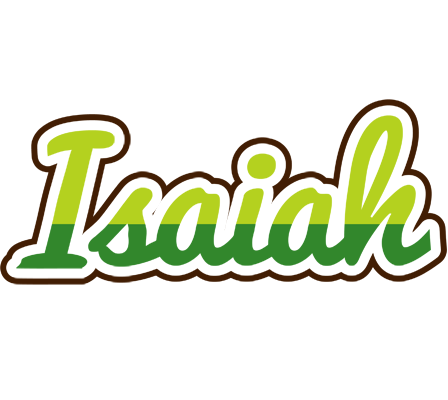 Isaiah golfing logo