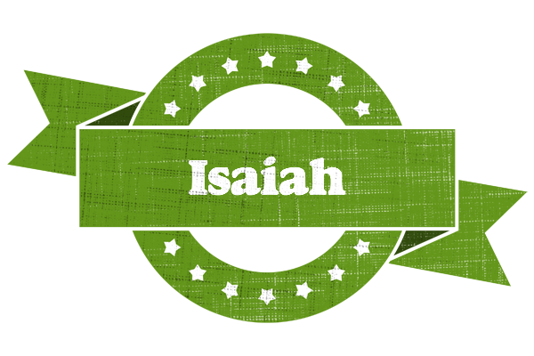 Isaiah natural logo