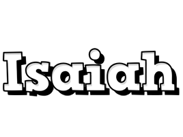 Isaiah snowing logo