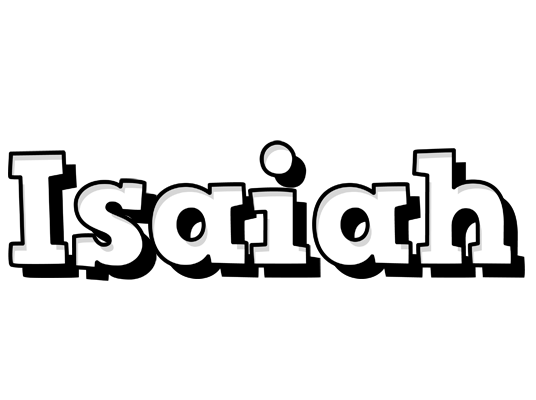 Isaiah snowing logo