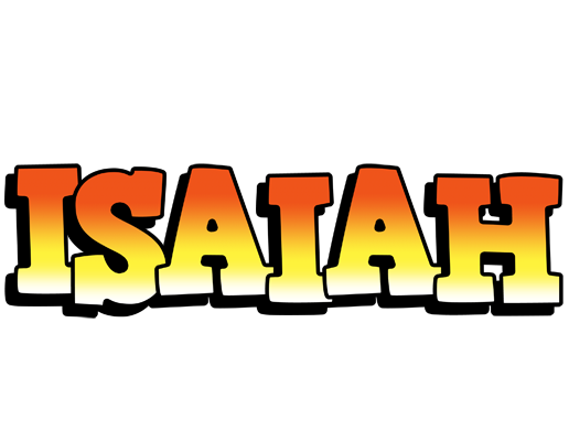 Isaiah sunset logo