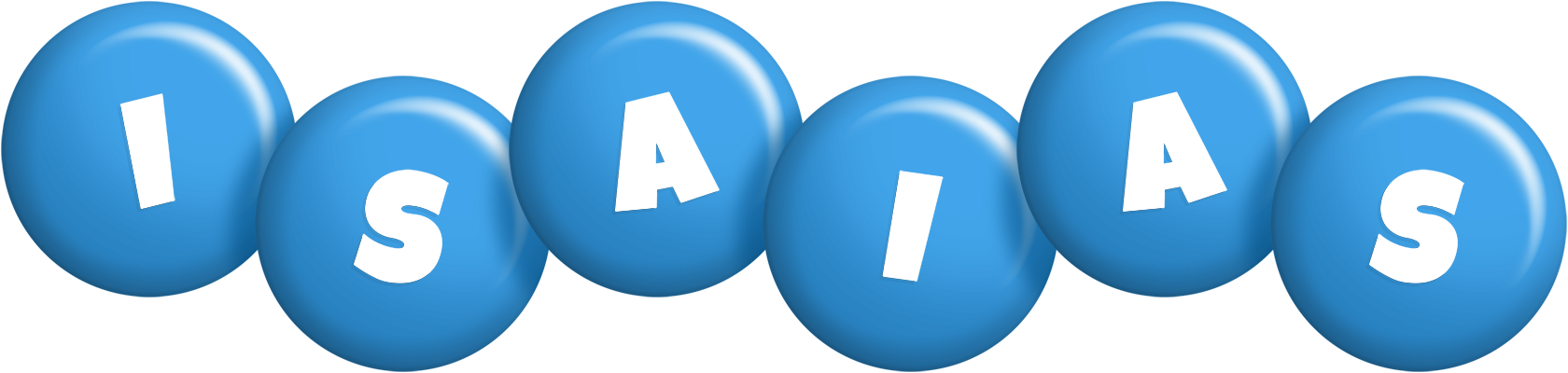 Isaias candy-blue logo