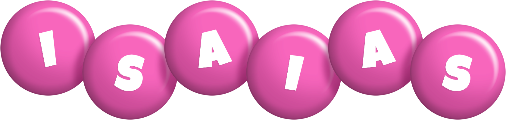 Isaias candy-pink logo