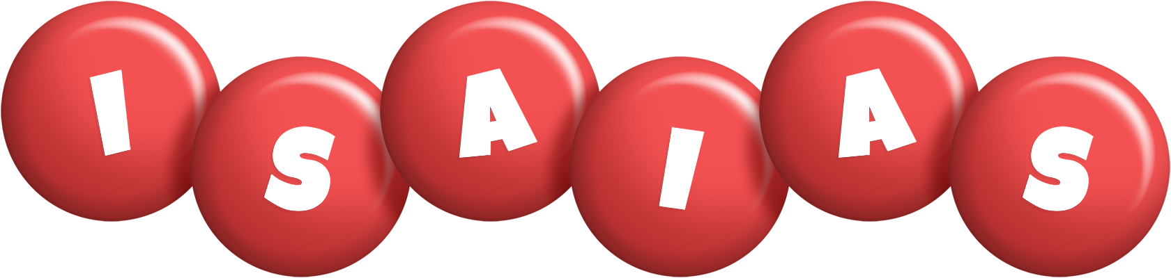 Isaias candy-red logo