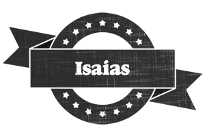 Isaias grunge logo