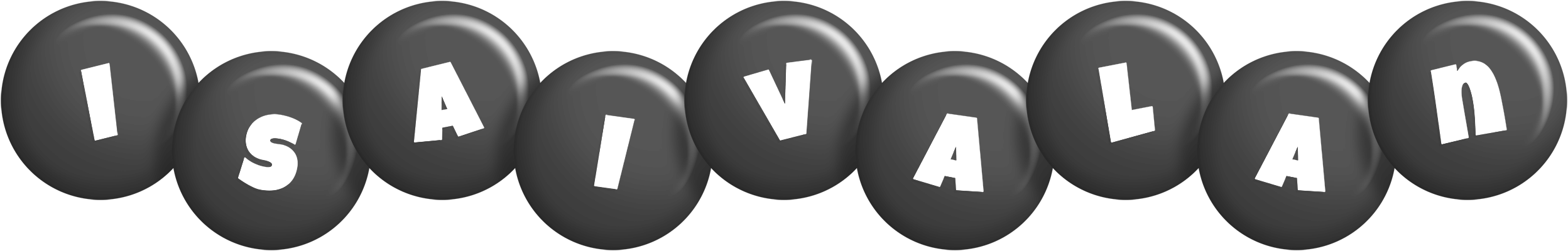 Isaivalan candy-black logo