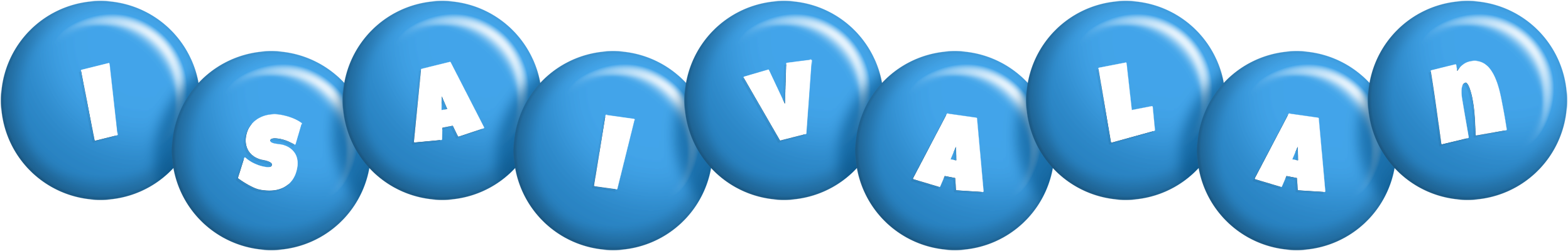 Isaivalan candy-blue logo