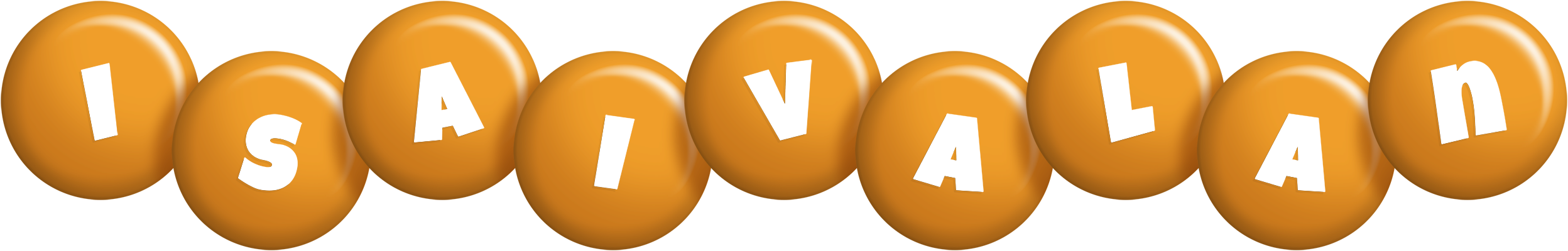 Isaivalan candy-orange logo