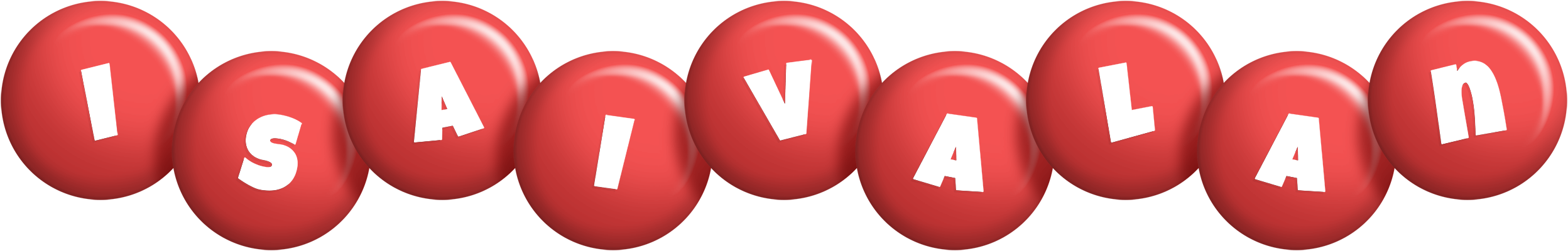 Isaivalan candy-red logo