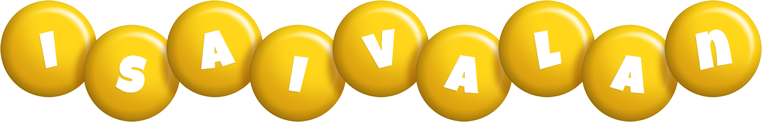 Isaivalan candy-yellow logo