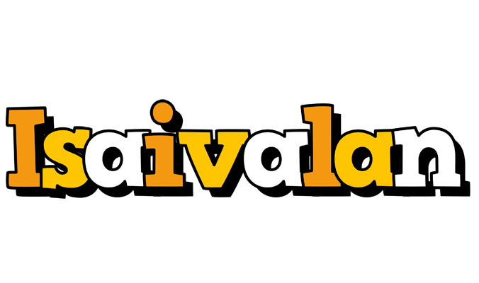 Isaivalan cartoon logo
