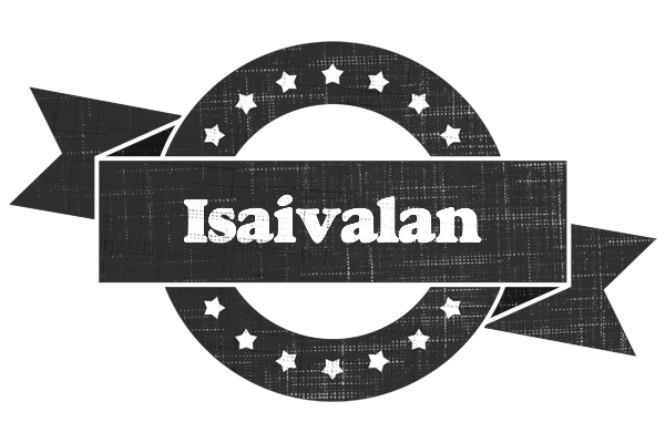 Isaivalan grunge logo