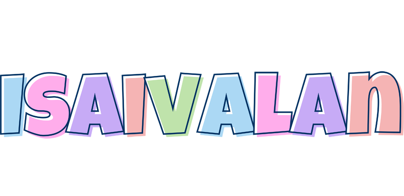 Isaivalan pastel logo
