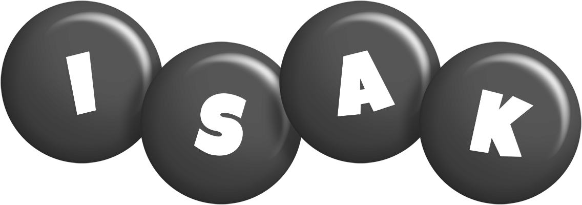 Isak candy-black logo
