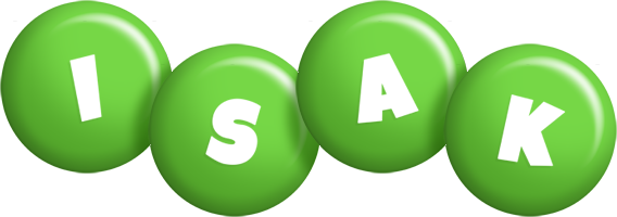 Isak candy-green logo