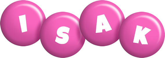 Isak candy-pink logo