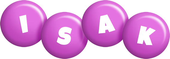 Isak candy-purple logo
