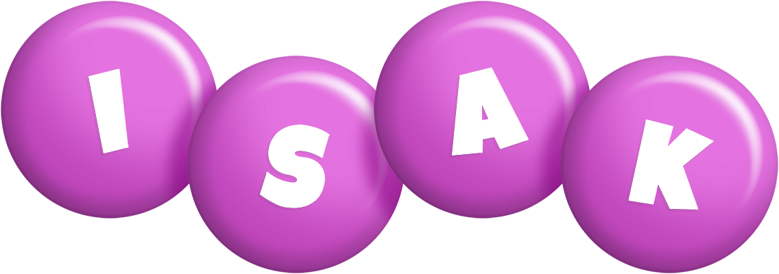 Isak candy-purple logo