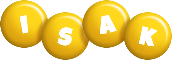 Isak candy-yellow logo