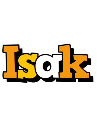 Isak cartoon logo
