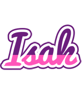 Isak cheerful logo