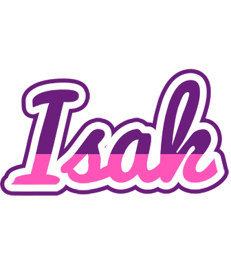 Isak cheerful logo