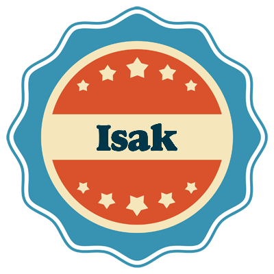 Isak labels logo