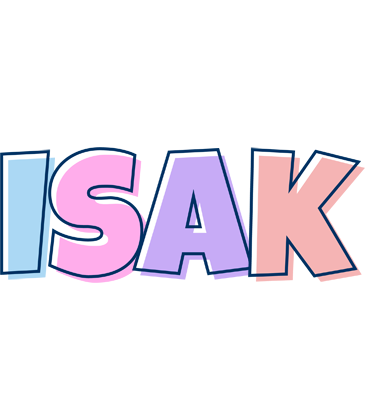 Isak pastel logo