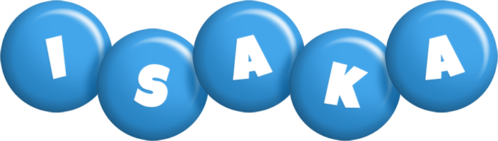 Isaka candy-blue logo