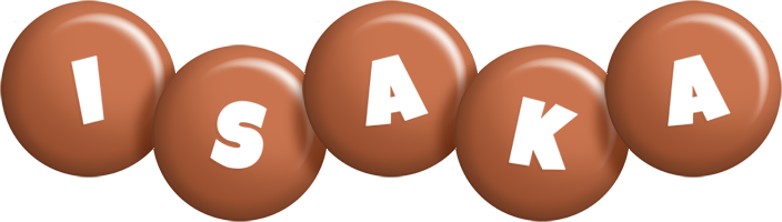 Isaka candy-brown logo