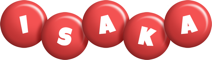 Isaka candy-red logo