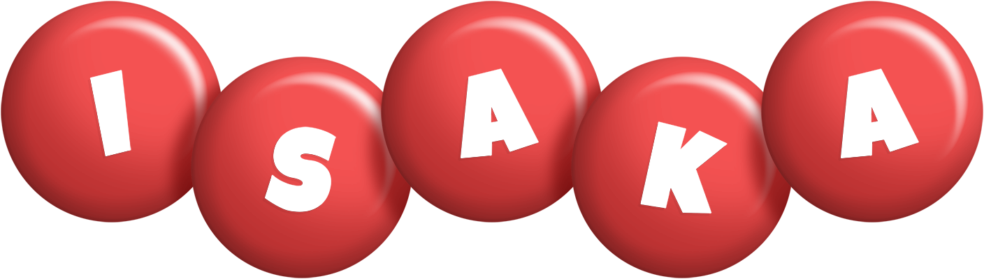 Isaka candy-red logo