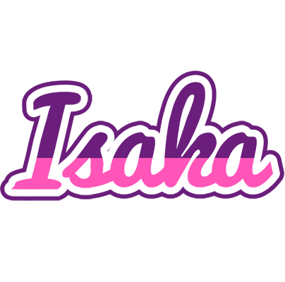 Isaka cheerful logo