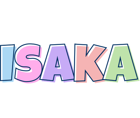 Isaka pastel logo
