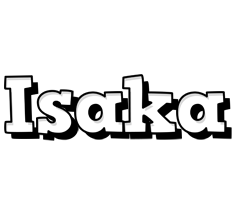 Isaka snowing logo