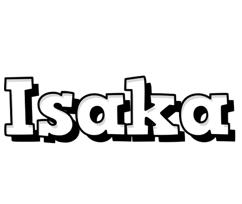 Isaka snowing logo
