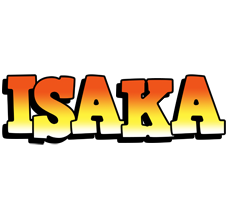 Isaka sunset logo