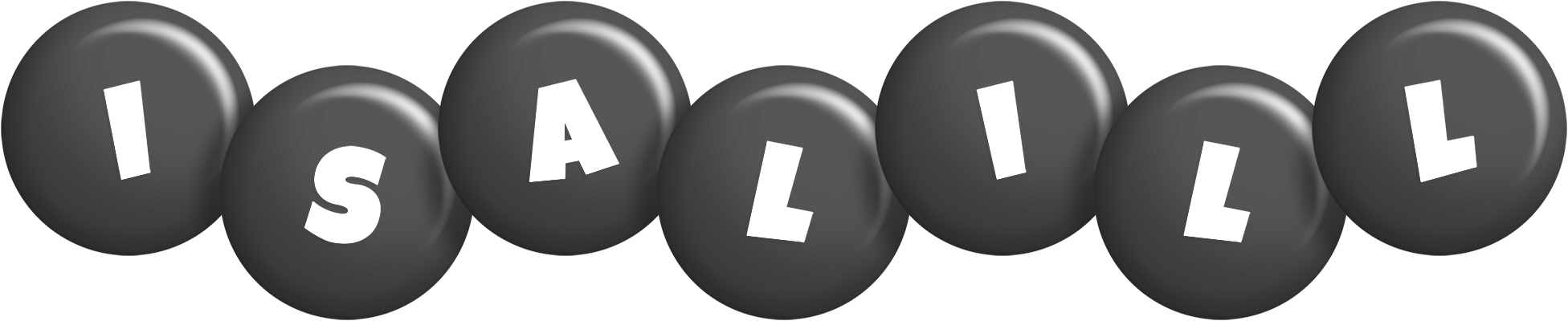Isalill candy-black logo