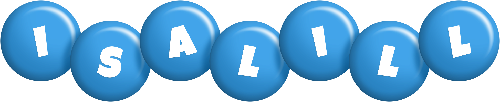 Isalill candy-blue logo