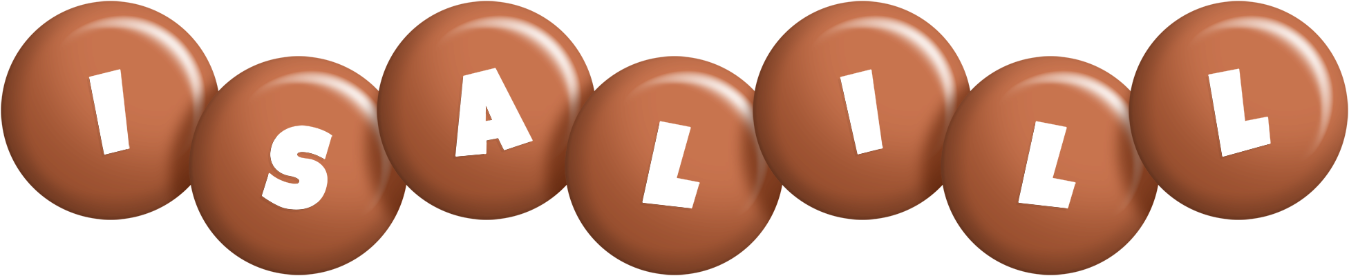 Isalill candy-brown logo